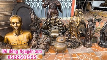 Ngày 8/11 Quan Công ngũ kì _ Thuyền thuận buồm _ Tượng công giáo _  #đồcổ #đồđồng#đồđồngNguyễnXưa