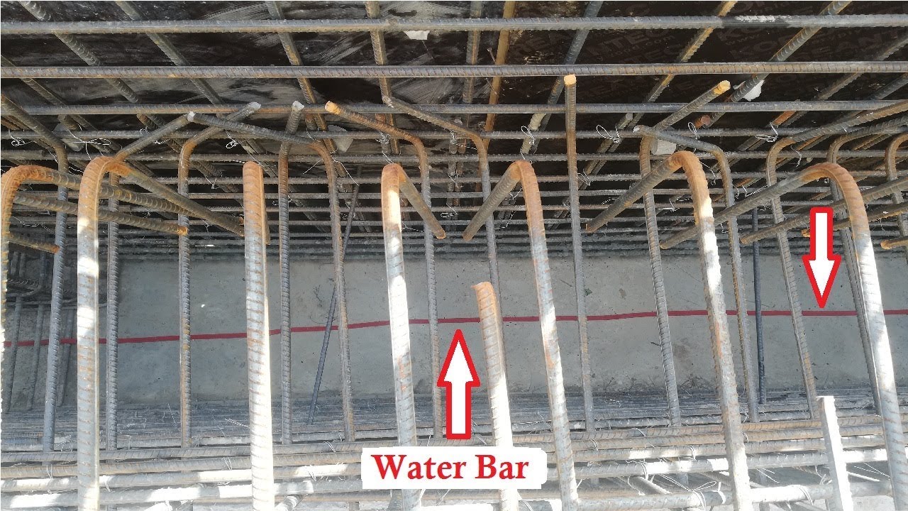 Water Stopper Bar in concrete joints in Urdu/Hindi - YouTube