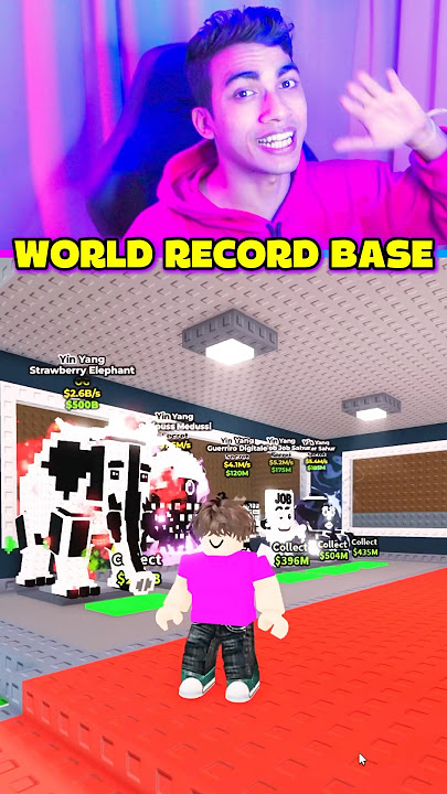 WORLD RECORD BASE STEAL A BRAINROT 😱