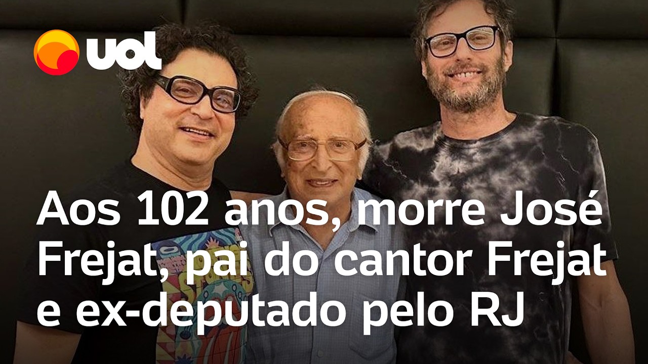 Frejat Morre aos 102 anos José Frejat, ex-deputado pelo RJ e pai do cantor ...