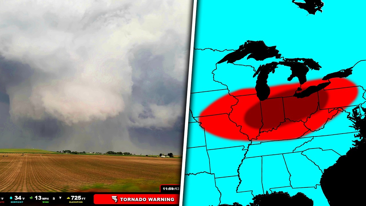 🔴LIVE | Midwest Severe Weather OUTBREAK Coverage | LIVE STORM CHASER ...