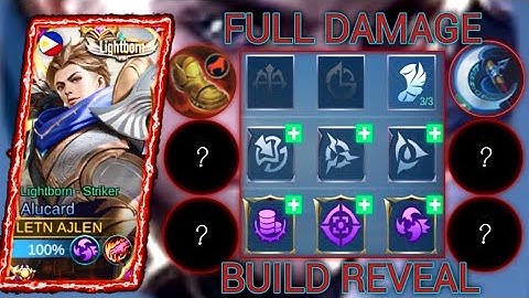 ALUCARD NEW FULL DAMAGE BUILD AND EMBLEM REVEAL|| BEST BUILD 2022! ||MLBB