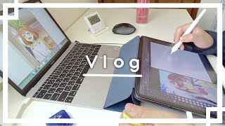 【Mini Vlog】専門学生のちょっとした部屋紹介  /専門学校イラスト科