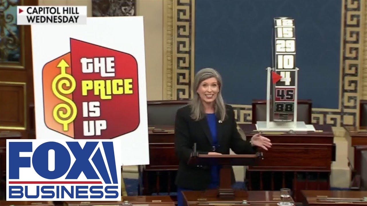 Sen. Ernst slams 'Bidenomics' with 'The Price is Up' inflation game