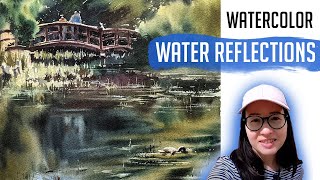 Paint water reflections in watercolor - Learning from plein-air mistakes screenshot 5
