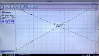 Line tool in geogebra