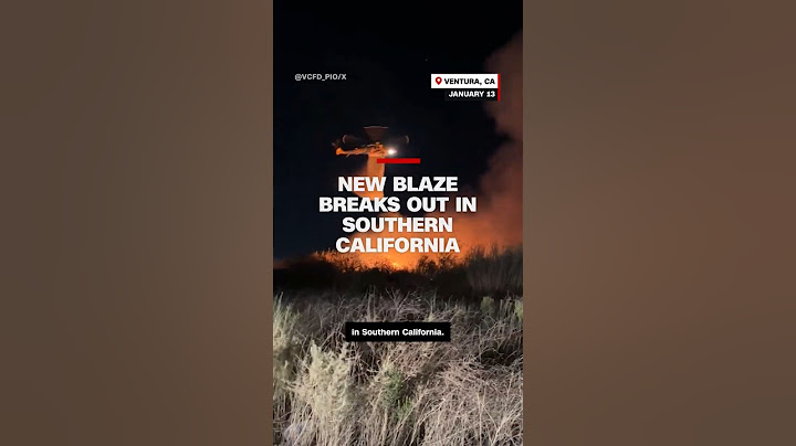 New blaze breaks out in Southern California