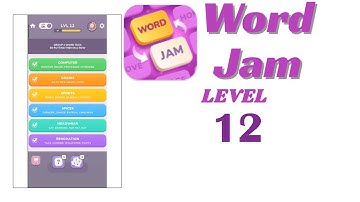 Word Jam Level 12 Walkthrough | Step-by-Step Guide 🧠 | Go Answer