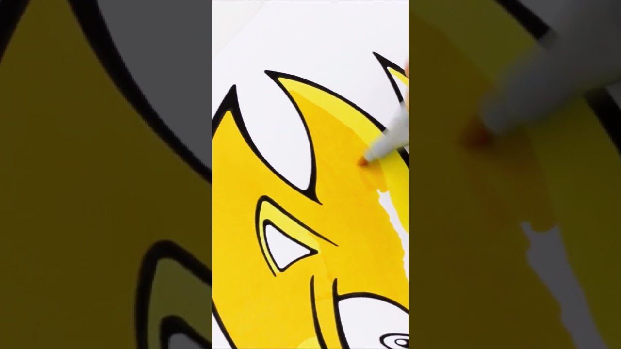 Sonic the Hedgehog Coloring book -Gamer Colouring Page SETC 