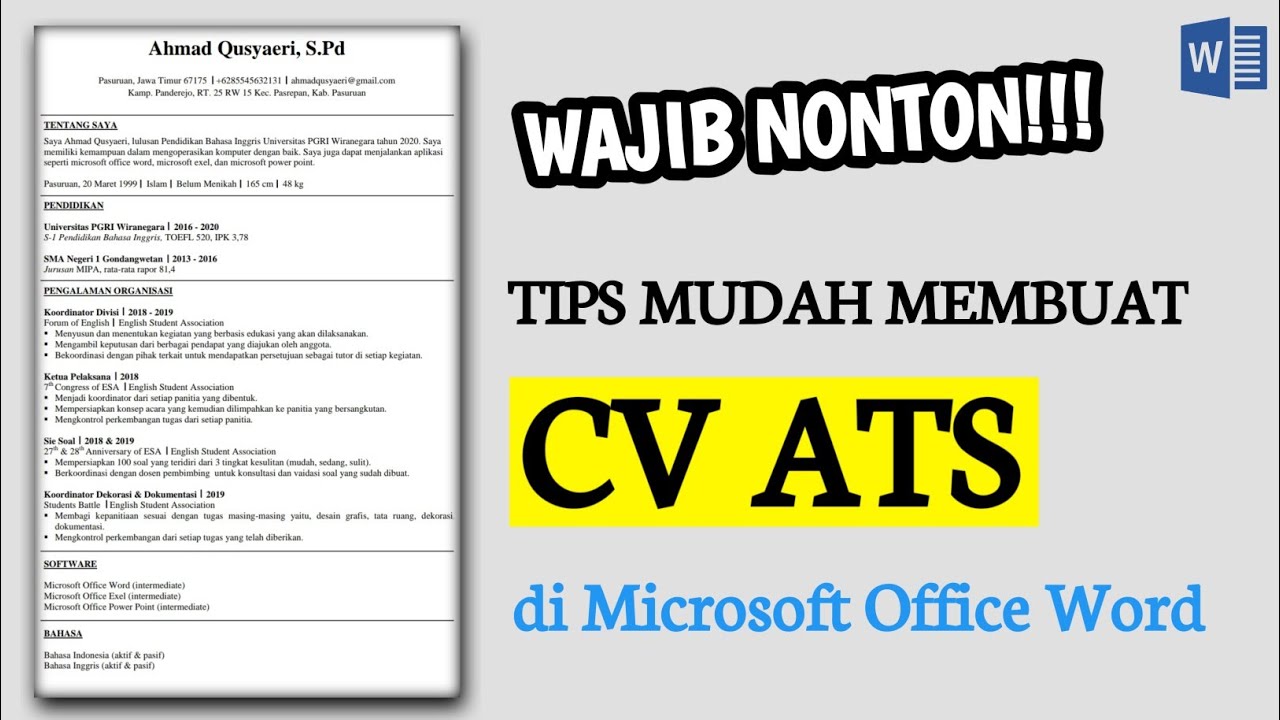 Советы по созданию хорошего и корректного резюме, соответствующего требованиям ATS ‼️ (БЕСПЛАТНЫЙ...