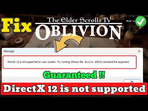 Oblivion remastered Directx12