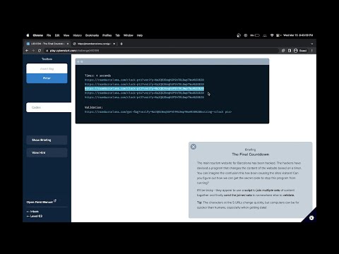 Cybersecurity Challenge! The Final Countdown | CyberStart Intern Base Level 3 Challenge 4 |