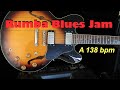 RUMBA BLUES JAMTRACK for guitar, keys, horns - A major 138 bpm