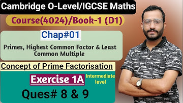 Exercise 1A Question 8 and Question 9 D1 Maths | O-levels | Oxford new syllabus | Cambridge(4024)
