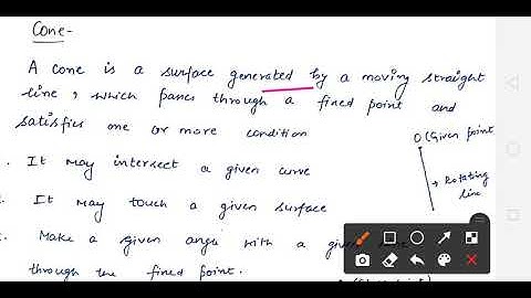 Cone - Solid Geometry Ch-7 Lec-1