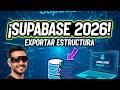 Cómo exportar la estructura o base de datos de Supabase paso a paso (Tutorial 2026