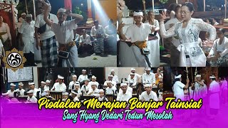 Banjar Tainsiat Piodalan - Sang Hyang Dedari Tedun Mesolah #mos_bali