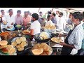 Heavy Crowd in Famous Tiffin Center at Hyderabad | Poori @ 20 Rs only | Street Food|Amazing FoodZone