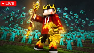 🔥 Minecraft God Power Live Stream ⚡ | 1000 Diamond Players VS Me 😱