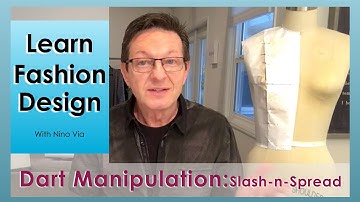 Dart Manipulation ~ Slash and Spread in Pattern Making ~ Learn Pattern Making Online: Fashion Design
