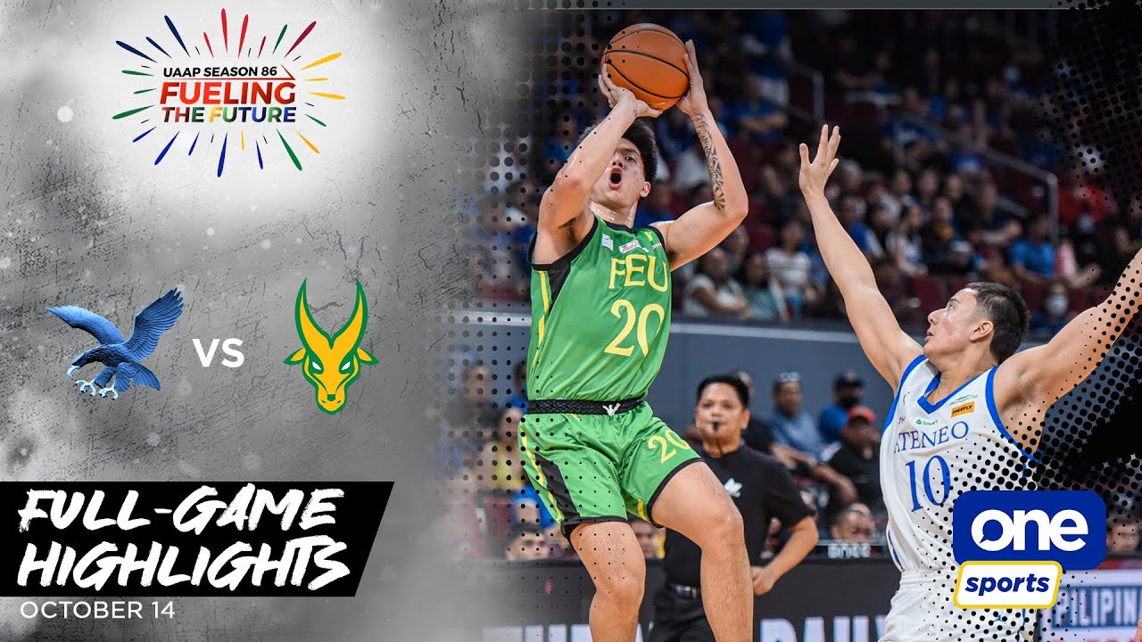 Ateneo vs. FEU round 1 highlights | UAAP Season 86 Men's Basketball - Oct 14, 2023