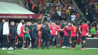 FIFA World Cup Finals 2010 - Trophy Award Ceremony & Post-Match Celebrations & Jumpers