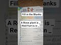 Fill in the blanks| A Rose plant is Gk By Tipu Sultan| Tipu Sultan Motivational