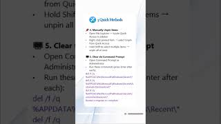 🧹 How to Clear Quick Access in Windows 11#windows11 #quickaccess