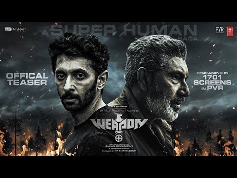 WEAPON Telugu Official Teaser | Sathyaraj,Vasanth Ravi | Million Studio | Ghibran | Guhan Senniappan