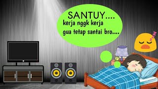 Cara Membuat Video Animasi Kartun Santai Di Android || Tutorial KINEMASTER || Bang Eroz