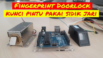 Menggunakan Sensor Sidik Jari Untuk Buka Kunci Pintu - Arduino Uno