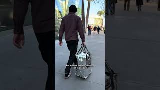 Groceries Shopping In Nyc Using Hulken Bag On Wheels
