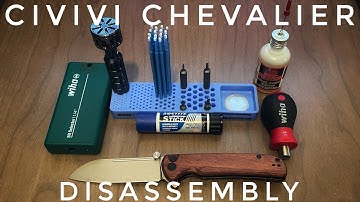 How To Disassemble The Civivi Chevalier Button Lock Pocket Knife