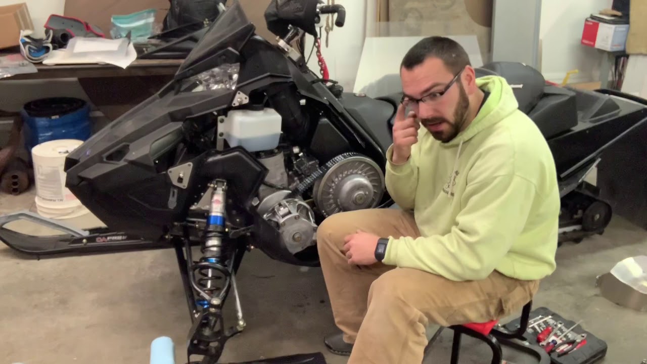 Polaris Axys R 2018 года — переоборудование для езды по бездорожью — подкачка масляного насоса