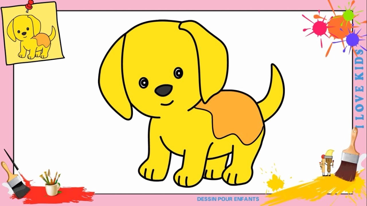 Dessin Chien Kawaii Facile Comment Dessiner Un Chien Kawaii Facilement