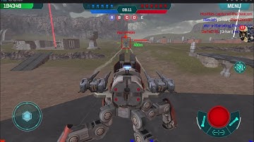 War Robots test server 2.8.0: Heavy machine gun prototype