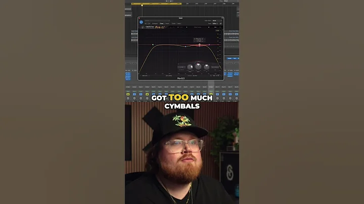 Tame harsh cymbals with Pro-Q 3’s dynamic EQ—no over-EQing needed!