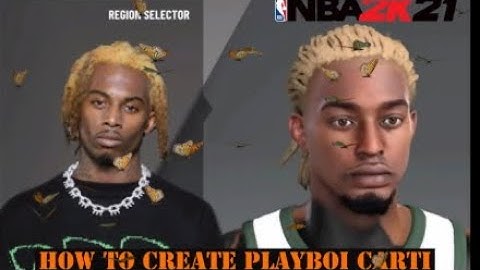 *NEW* PLAYBOI CARTI FACE CREATION TUTORIAL ON 2K21!!!