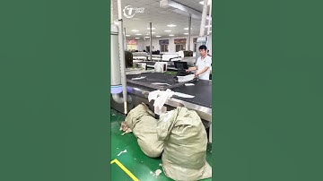 Automatic multi-layer fabric cutting machine #trustercnc #fabric  #garments  #cloth #clothcutting