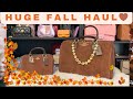 🍁🧸🤎✨Huge FALL HAUL! 🍂🤩 | Coach 👜 Michael Kors ✨ TJMaxx 🛍 #coachunboxing #michaelkors #kayali