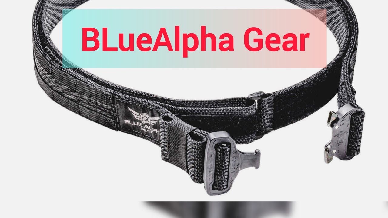 Blue Alpha Gear Duty Belt setup/review YouTube