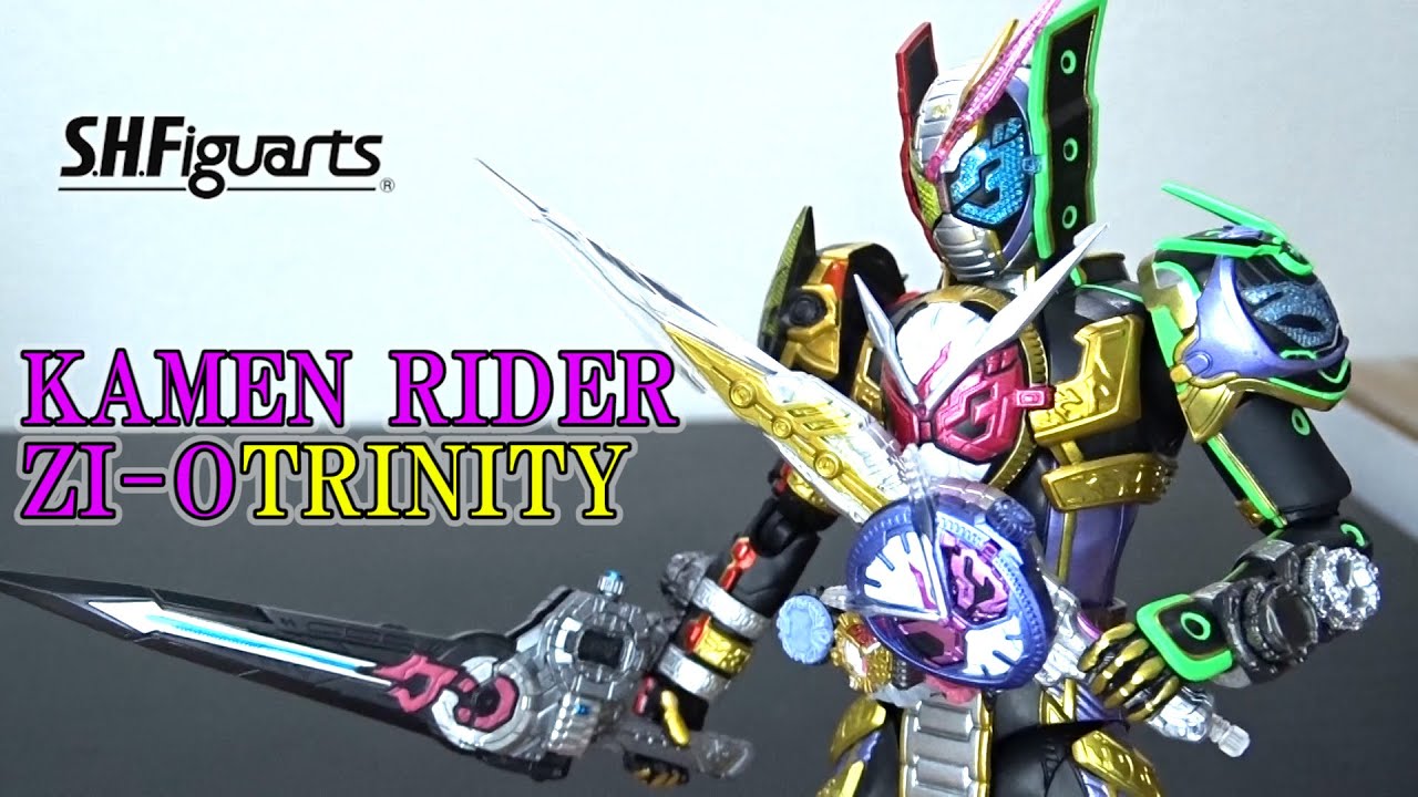S.H.Figuarts Kamen Rider Zi-O Trinity: Zi-O, Geiz, and Woz combine 