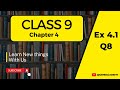 Class 9, Chapter 4 (Factorisation) Exercise 4.1, Question 8