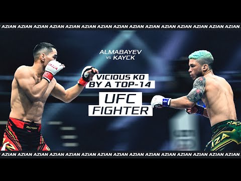 Asu Almabayev vs Kayck Alencar fight footage