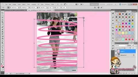 How to make a swirl on Photoshop CS5 (BEGINNER)