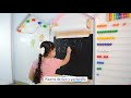 Kindersariato - Homeschooling paneles didácticos de pared