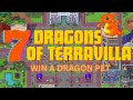 Pixels win a dragon pettaming the 7 dragons of terravilla