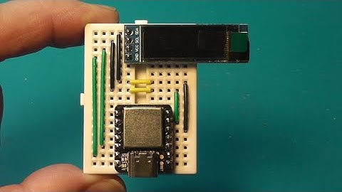 【電子工作】Seeeduino XIAOのI2CでOLEDを表示させる（配線編）