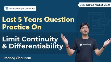 Last 5 Years Question Practice on Limit Continuity & Differentiability  | JEE Advanced 2021 |