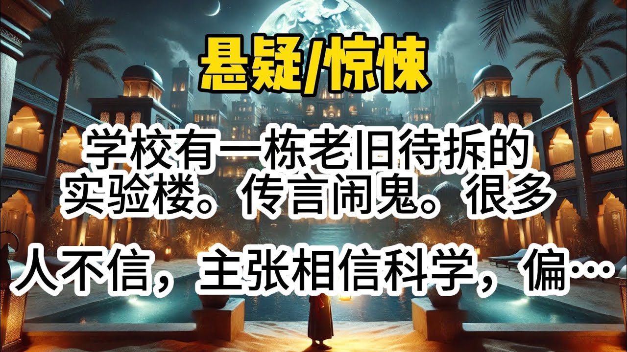 【邪骨头4完结】学校有一栋老旧待拆的实验楼。传言闹鬼。很多人不信，主张相信科学，偏要去实地打卡。直到有一天，有一位同学进去了，就再也没出来…#一口氣看完 #惊悚 #懸疑 #悬疑 